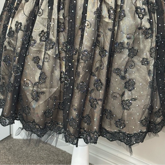 Cache Fairy Grunge Black Lace Strapless Mini Dress - Picture 5 of 6